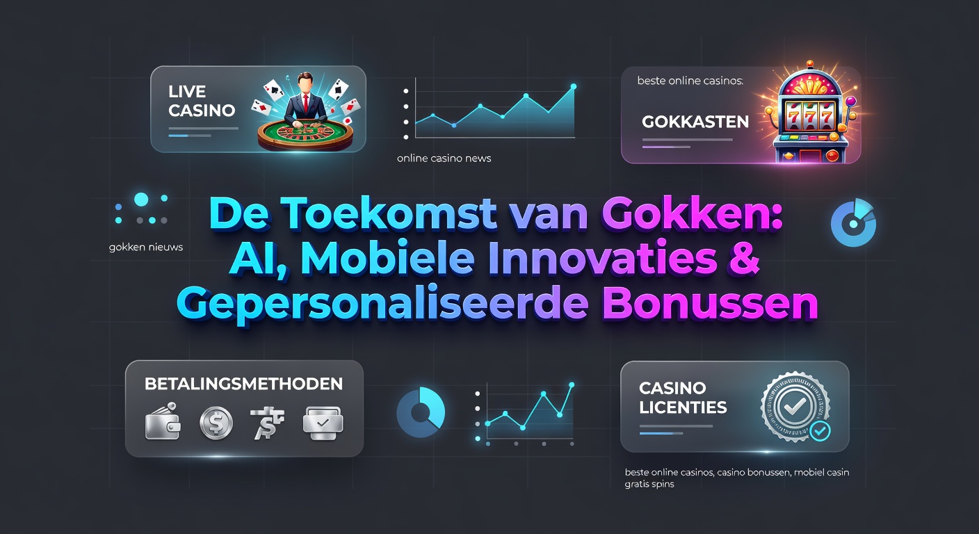 Virtuele metaverse casino met spelers avatars rond roulettetafels en neonlichten in een digitale stad