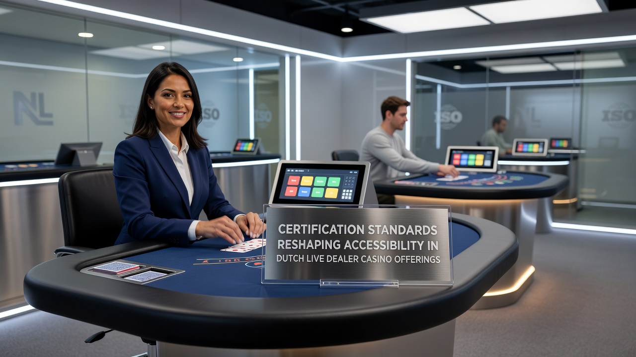 Toegankelijke live dealer interfaces met certificeringslabels