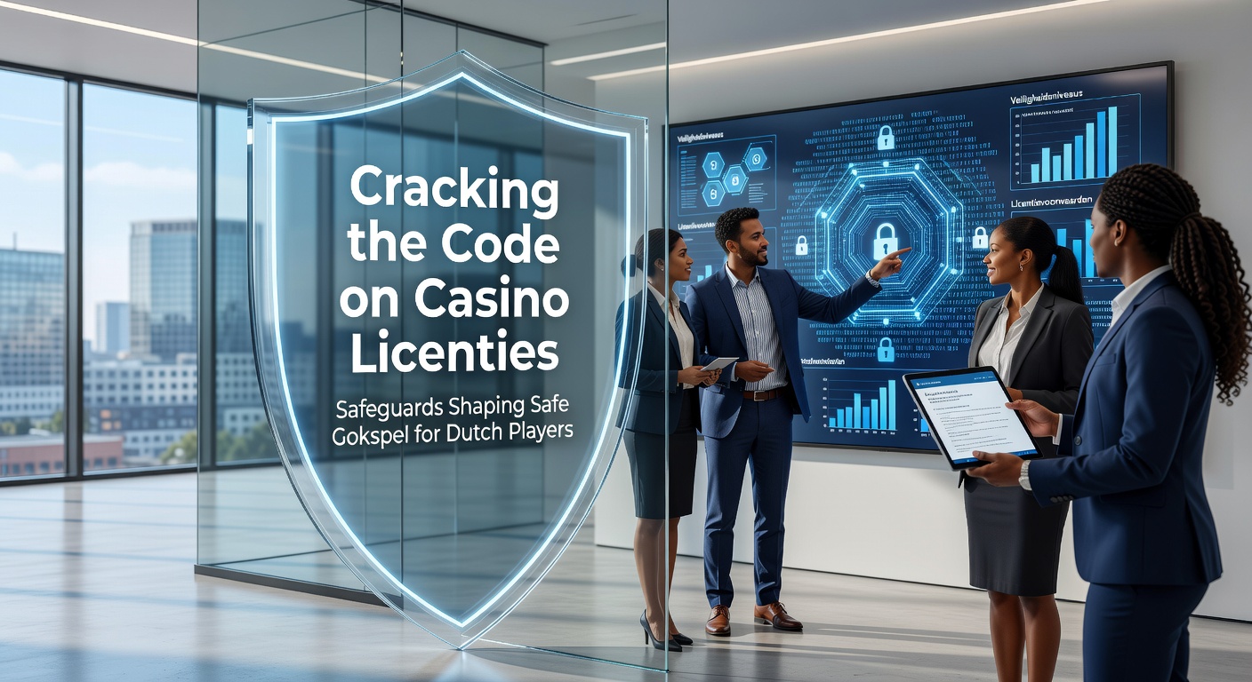 Afbeelding van een slot met een casino licentie en Nederlandse vlag, symboliserend beveiligde gokomgevingen voor spelers