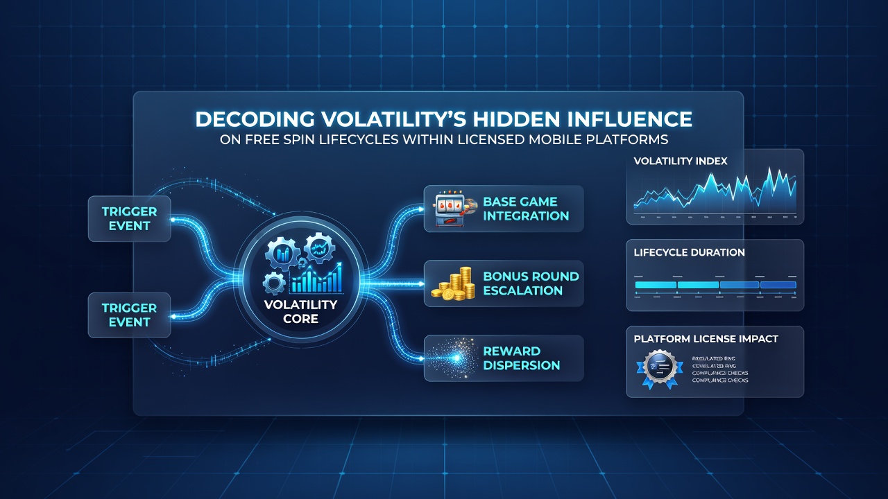 Grafieken en data visualisaties van free spin levenscycli onder invloed van volatiliteit in mobiele casino apps