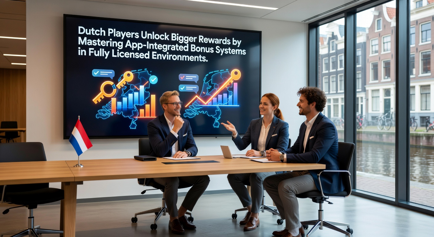 App-interface met bonussysteem voor Nederlandse spelers in gelicentieerde casinos