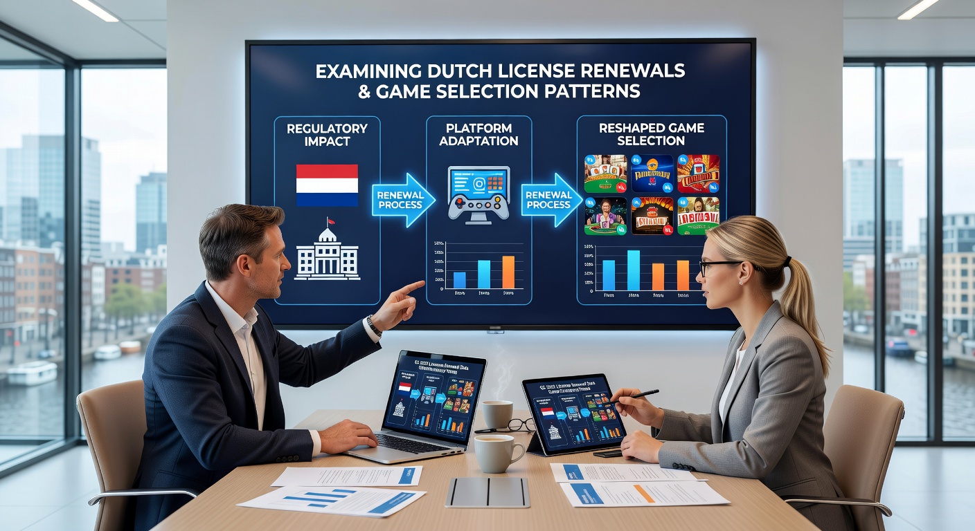 Grafiek die verschuivingen in spelcategorieën na licentievernieuwingen illustreert