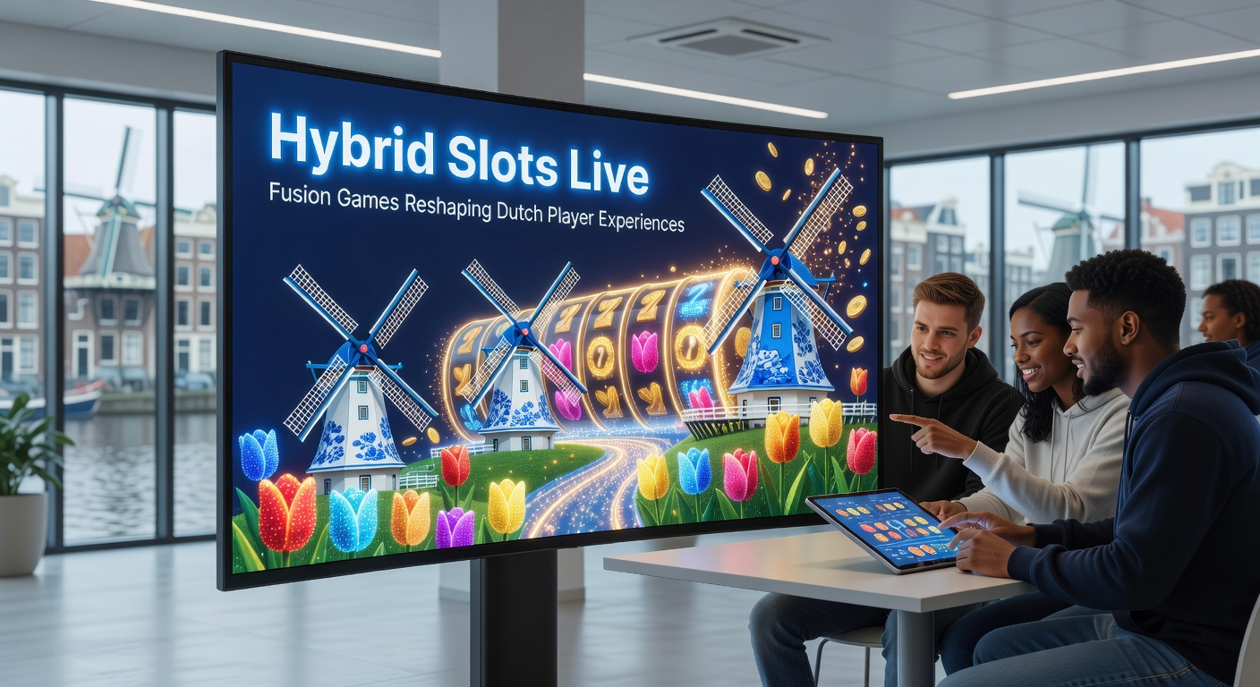 Schermafbeelding van een hybride slot live fusion game met live host en draaiende rollen in een Nederlands online casino