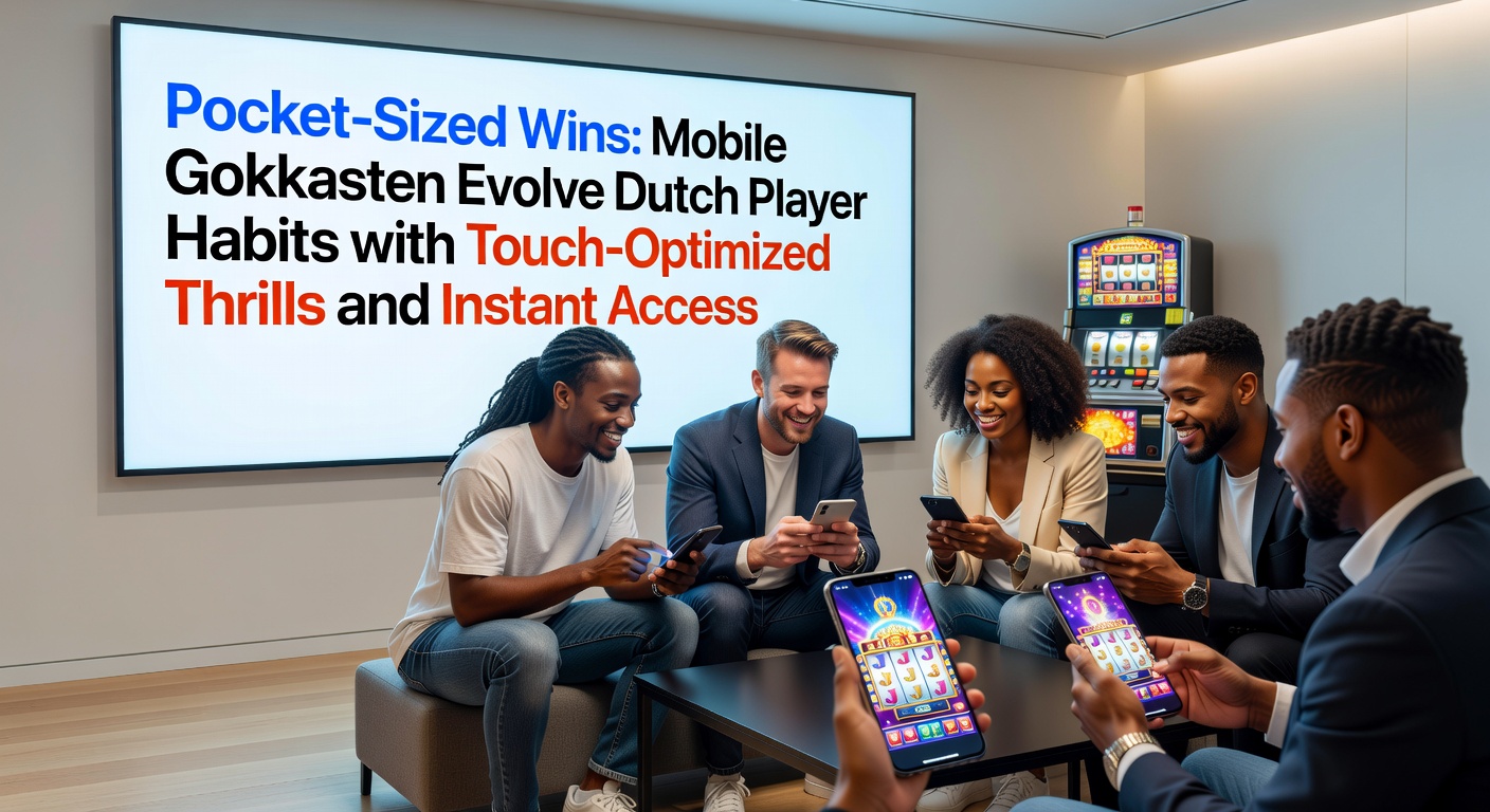 Smartphone met kleurrijke mobiele gokkast in actie, symboliserend instant wins op touchschermen